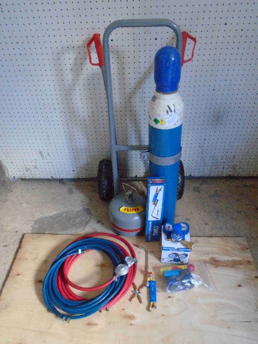 Zestaw tlen propan do lutowania, podgrzewania mały