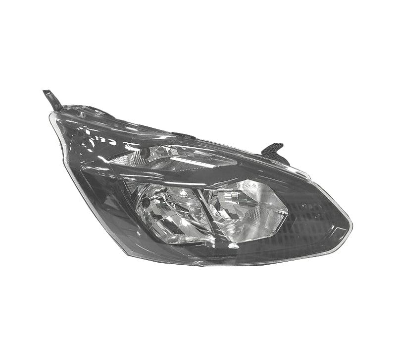 FAROL DIR FORD TRANSIT CUSTOM 13-19 PRETO