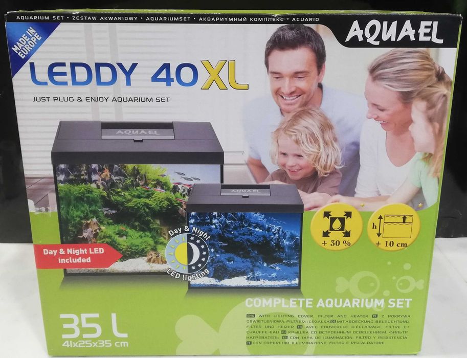 AQUAEL Leddy Set Day&Night 40 XL - Zestaw Akwariowy - AQUASZOP