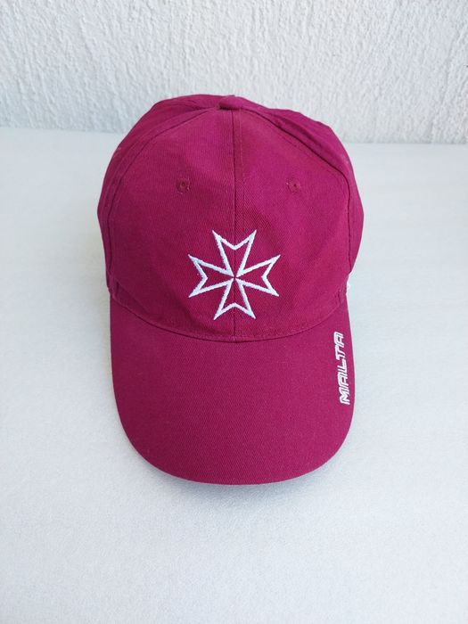 Czapka z daszkiem z Malty unisex–Krzyż Maltański- jak nowa InPost