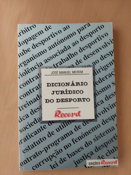 Dicionario jurídico do desporto José Manuel Meirim