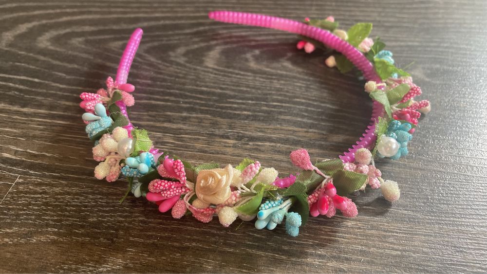 Обруч с цветов