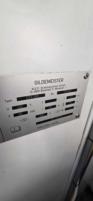 Tokarka CNC DMG Gildemeister CTX400 V1