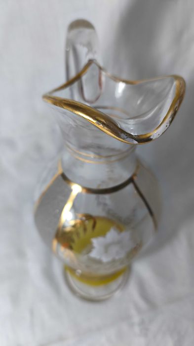 Jarra decorativa de vidro