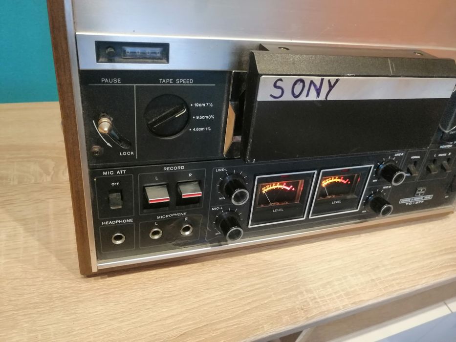Magnetofon szpulowy sony tc 377