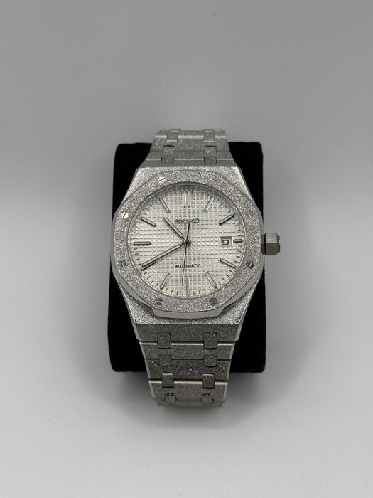 Seiko Mod Royal Oak Custom Iced Out Frosted