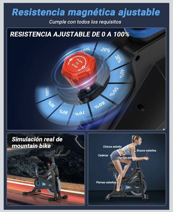 Bicicleta estática DMASUN - Como Nova