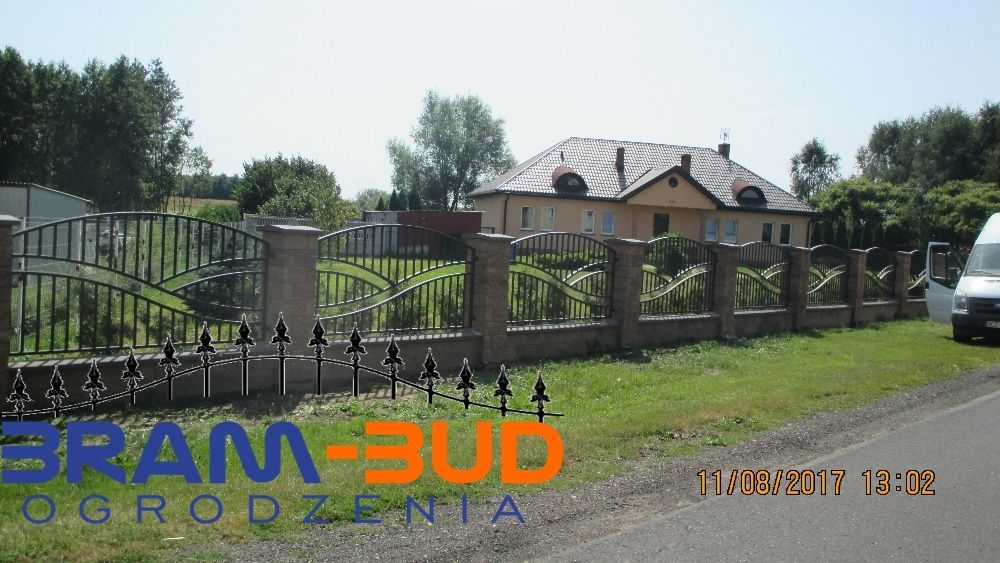 ogrodzenia nowoczesne, automatyka bram kute