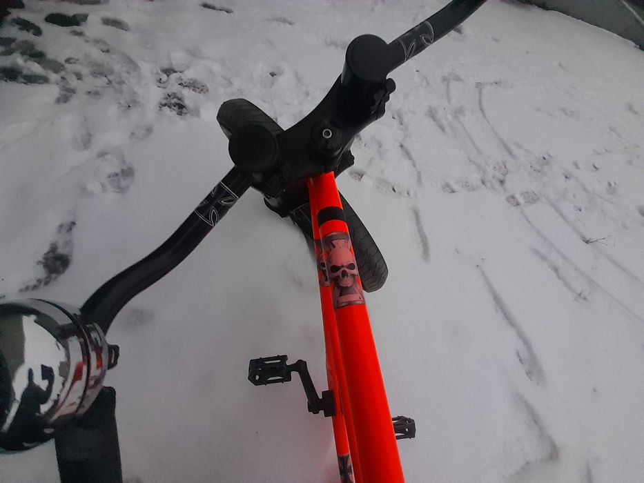 Rower cruiser szeroka stal