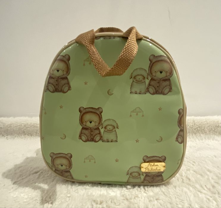 Mochila infantil e lancheira