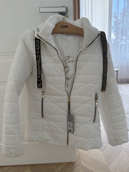 Куртка, тонкий пуховик M, L - Karl Lagerfeld