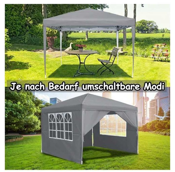 Tendas dobráveis, montagem rápida.3x3m.Tendas com laterais/ pesos