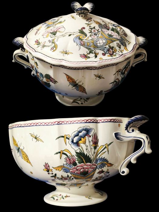 Serviço de jantar em faiança Gien