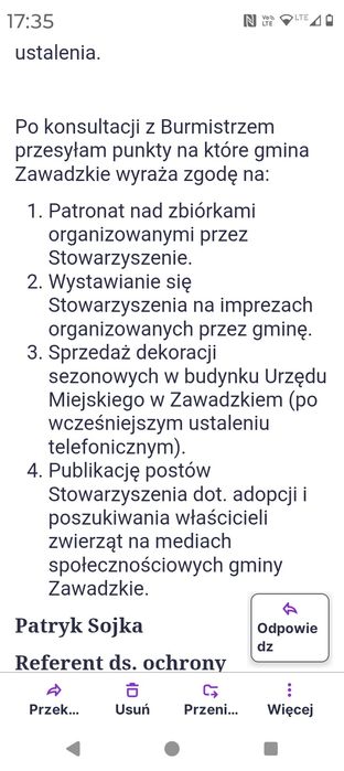 Mały kocurek do adopcji