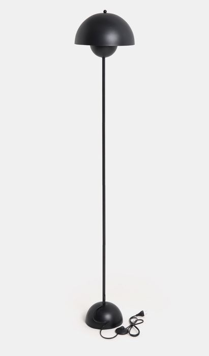 Торшер чорний, напольний