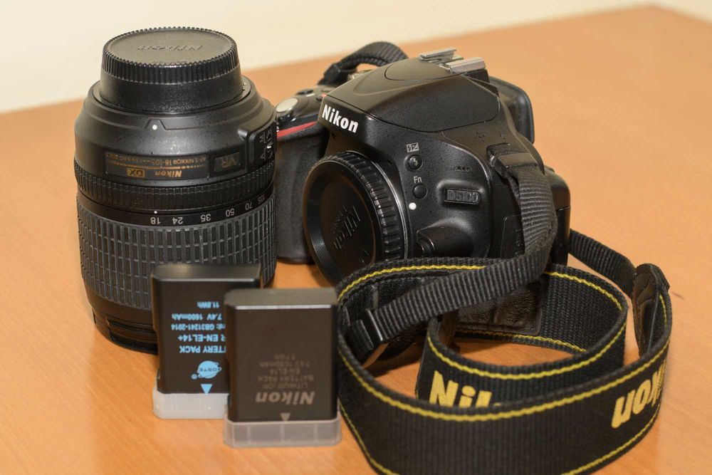 Máquina Fotográfica Nikon D5100 + Lente 18–105mm + Ofertas