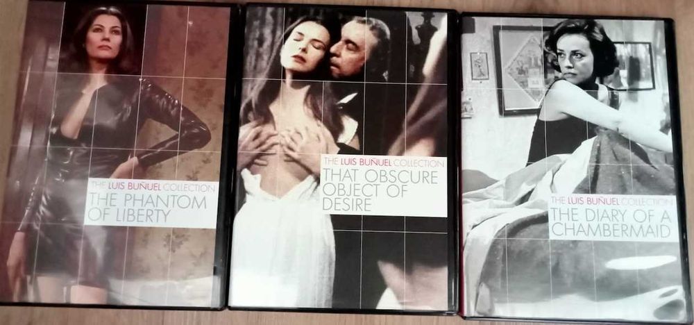 dvd: Luis Buñuel, 3 filmes, sem legendas portuguesas