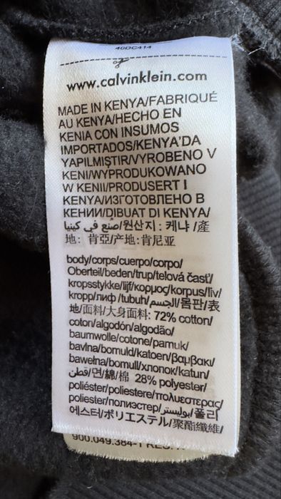 Худі Calvin Klein Jeans Fleece Vertical Logo Classic Zip Hoodie оригінал Л , M кофта