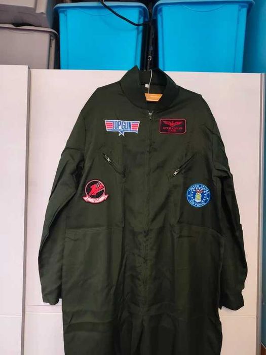 Top Gun kombinezon przebranie karnawał. L/xl
