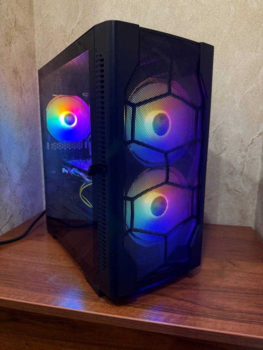 Игровой ПК RX 470 Компьютер Intel i7 8 ядер Стационарный блок 16GB ОЗУ