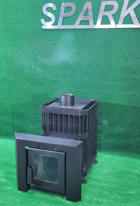 Піч для лазні, сауни, чан.