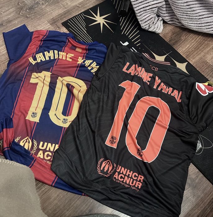 1 koszulka fc barca lamine yamal czarna