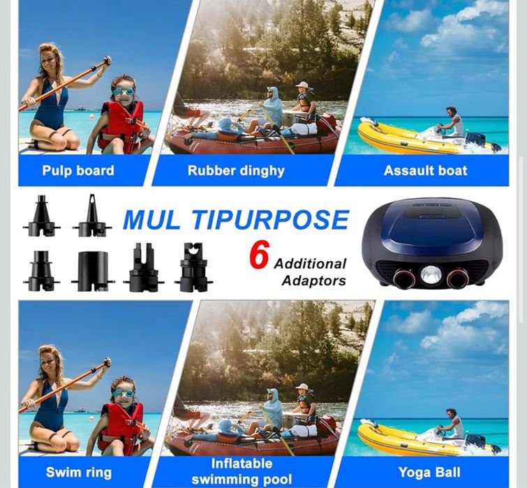 Ruitix Elektryczna pompka SUP wysokociśnieniowa