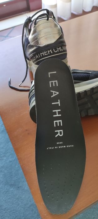 Sapatilhas homem marca Crown Leather italianas TM 42