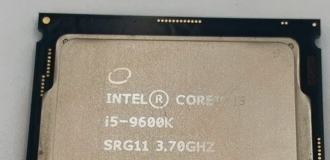 Intel Core i5 CPU - 3.7 GHz - 9600K453535527538544643