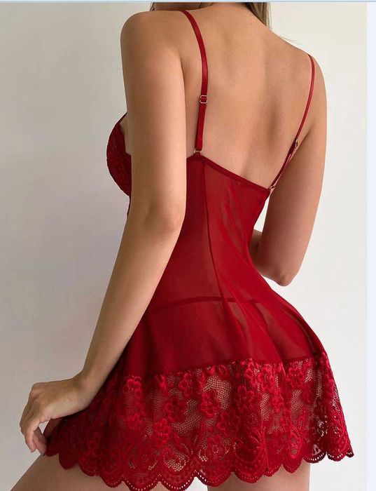 Пеньюар сорочка ночная рубашка эротическое белье еротична білизна