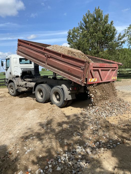 Kamień plukany 2-8, 8-16, 16-32, piasek, żwir, tłuczeń. Transport