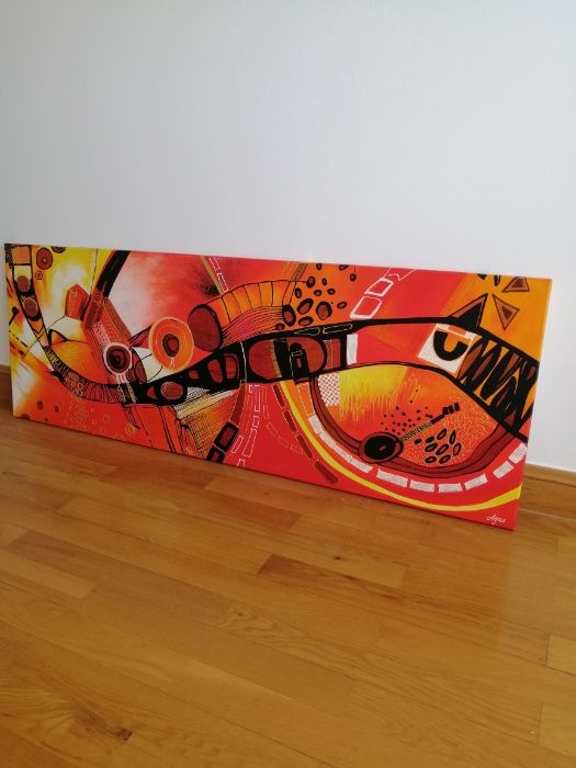 Quadro decorativo abstrato