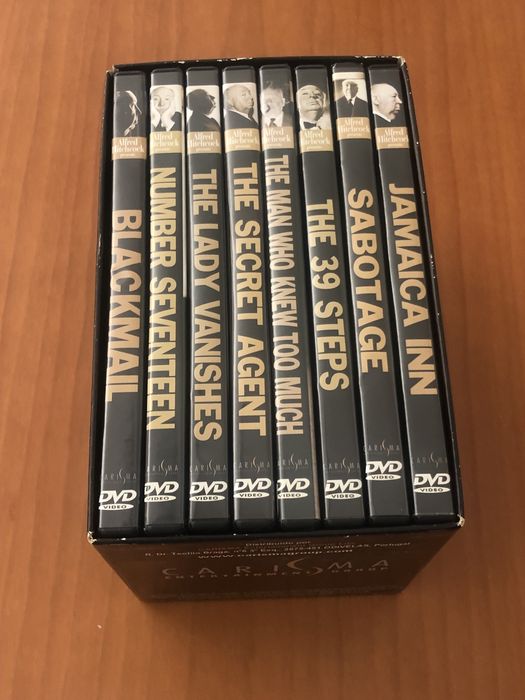 Pack DVD filmes Alfred Hitchcock