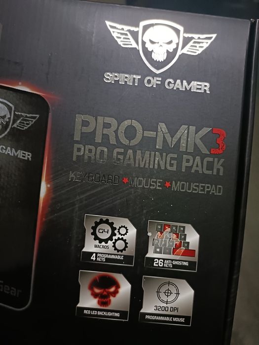 Teclado Spirit Of Gamer Pro-K3 | Rato Spirit Of Gamer Pro-M3
