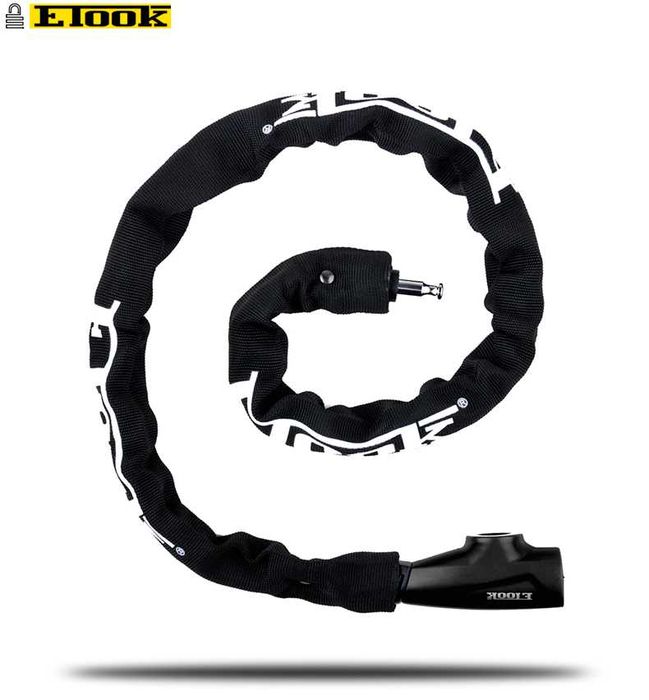 Замок велосипедний, велозамок, ланцюг, замок для велосипеда Etook