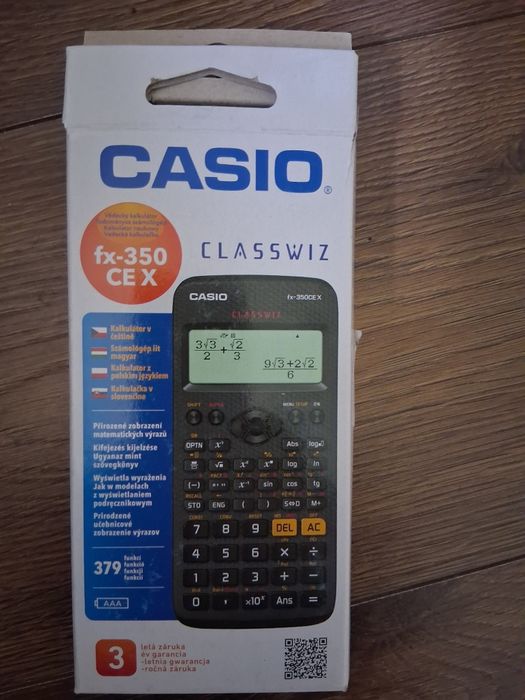 Kalkulator naukowy CASIO Fx-350 CE X