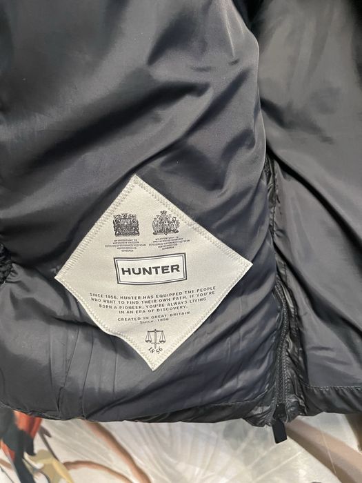 Hunter zimowy płaszcz długi ocieplany rozmiar M