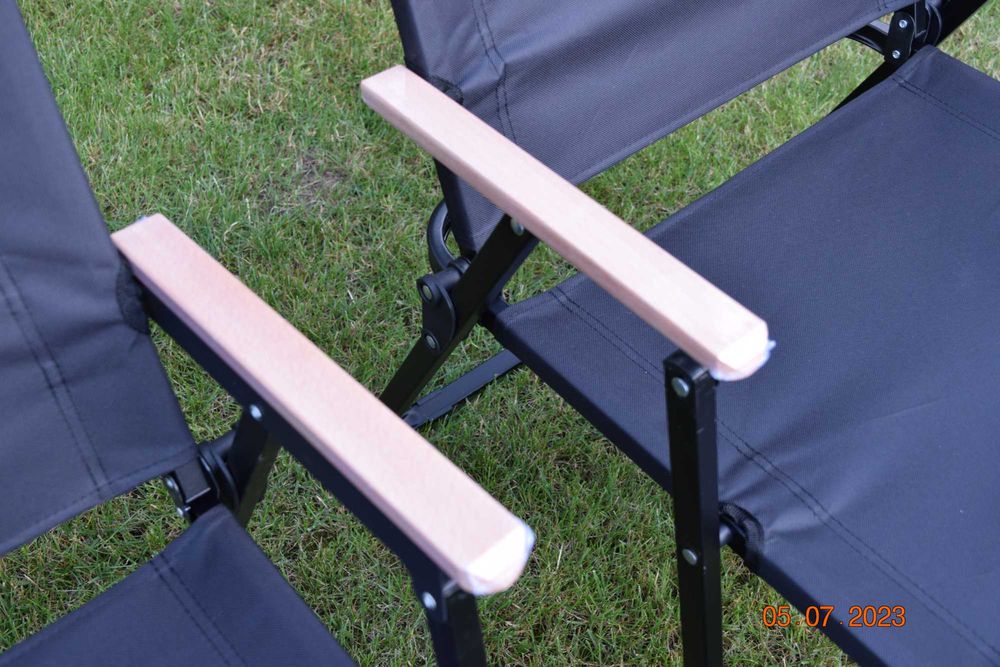 krzesło składane campigowe turystyczne drewno buk
