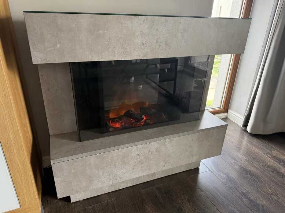 Kominek elektryczny DIMPLEX 1,4 kW szary