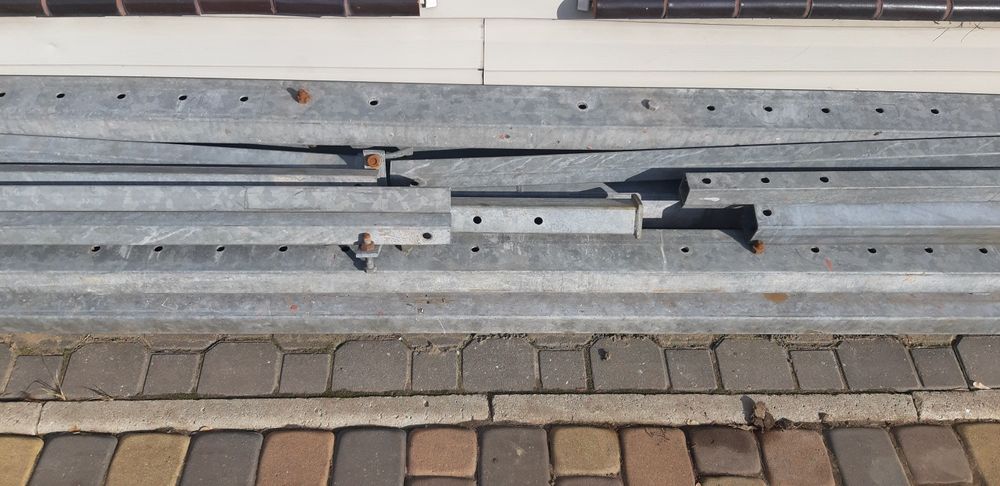 Łoże, podpora, stojak jachtu, solidny, składany, ocynk.