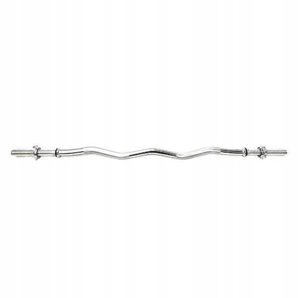 Gryf Lekko Łamany 120cm 30mm stalowy pełny NOWY