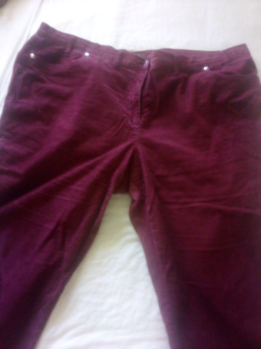 Вельветовые джинсы большого размера