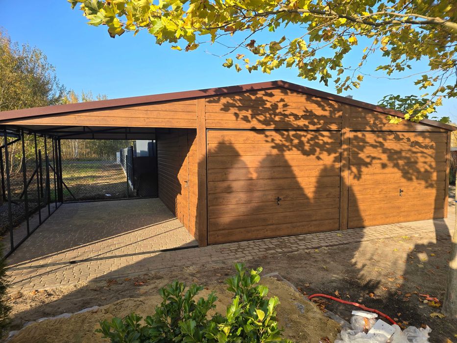 Garaże Blaszane! Wiata Hala Magazyn-Profil 3x6 6x6 4x6 12x6