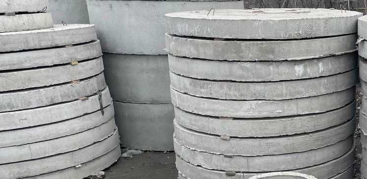 Бетонні кільця для каналізації, скважини 72х84. Кільця залізо-бетонні