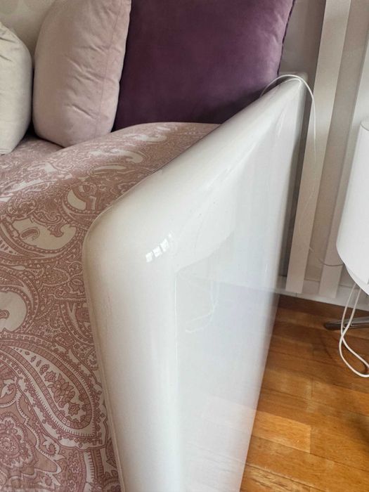 Cama de Solteiro/Individual Lacada a branco da Interdesign - Com cama dupla por baixo - Impecável