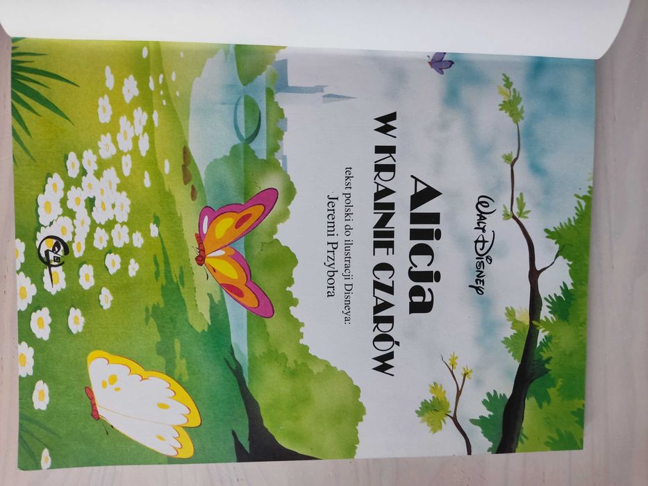 Książka bajka ‘’Alicja w Krainie Czarów’’ Walt Disney