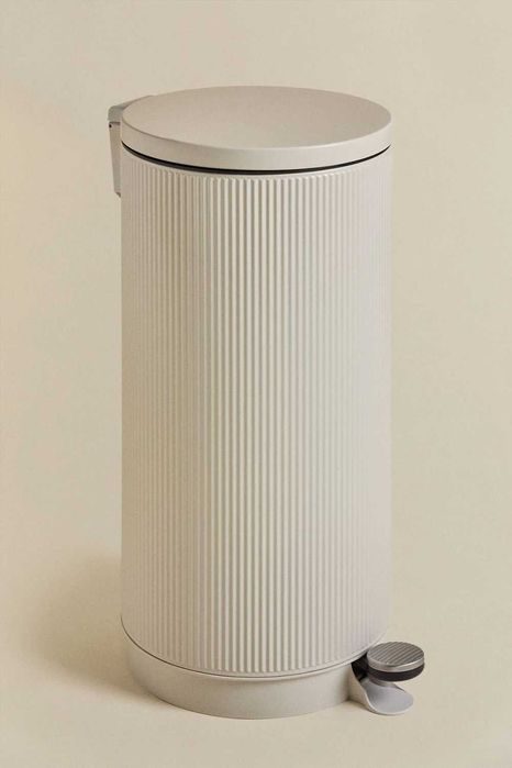 Cubo de lixo com tampa e pedal Sklum Midler 30L