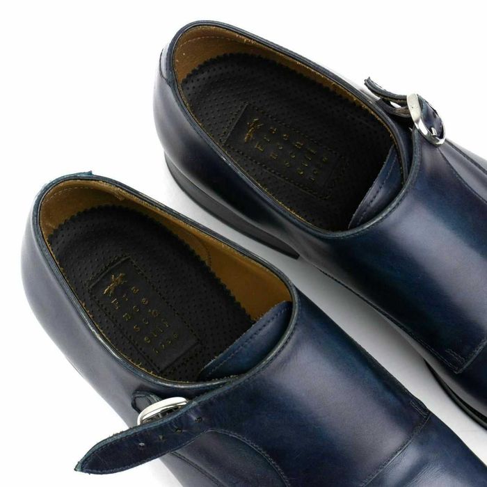 Leather shoes - monks FRANCESCHETTI (45) Italy