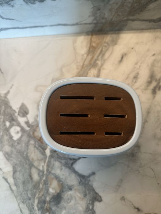 Bloco para facas Azul Smeg