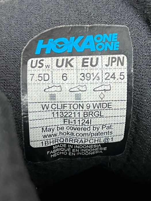 Кроссовки Hoka Clifton 9 Оригинал р(39)
